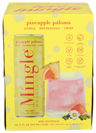 Mingle Mocktails Cocktail Na Pnpl Plm 4pk - Centre - Front