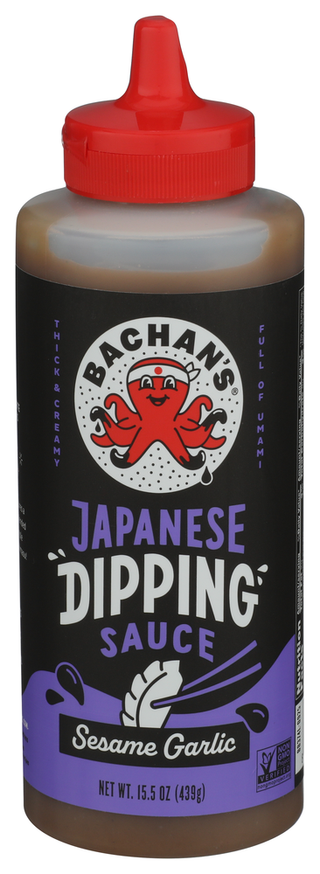 Bachans Sauce Dipping Ssame Grlc - Centre - Front