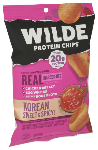 Wilde Snacks Chips Korean Swt & Spcy - Left - Front