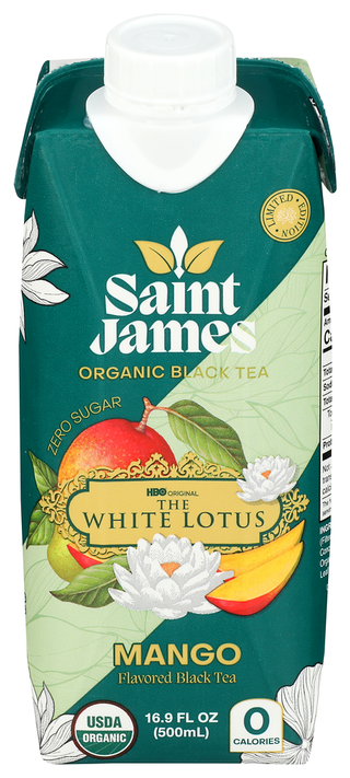Saint James Brands Llc Tea Black Wl Mango Org - Centre - Front