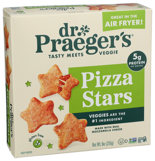 Dr Praeger Snack Pizza Stars - Left - Front