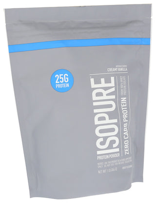 Isopure Protein 0carb Vanilla - Left - Front
