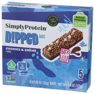 Simplyprotein Bar Dppd Cookies & Creme - Right - Front