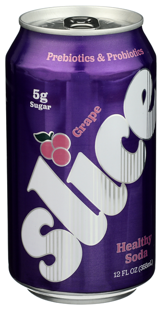 Slice Soda Grape Healthy - Left - Front