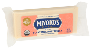Miyokos Creamery Cheese Mozz Plnt Mlk Org - Left - Front