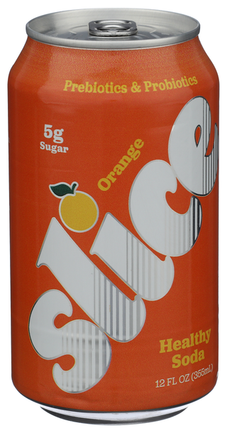 Slice Soda Orange Healthy - Left - Front