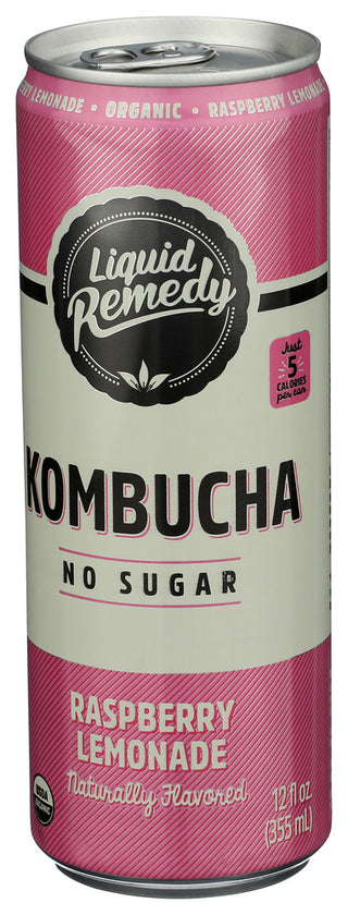 Liquid Remedy Kombucha Rspbr Lemnd Org - Right - Front