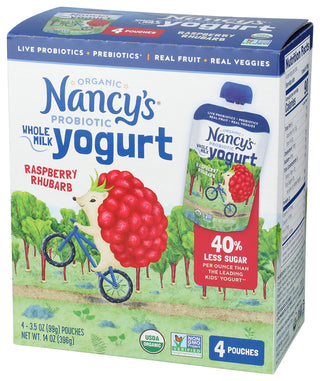 Nancys Yogurt Wh Rspbry Rhu Org - Right - Front