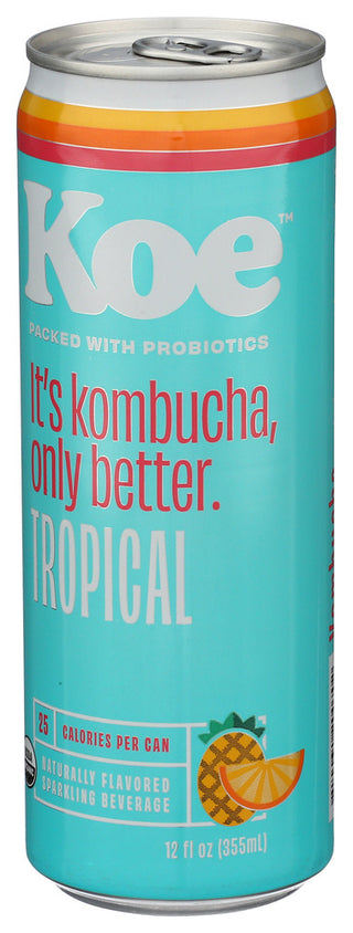 Koe Kombucha Tropical - Right - Front