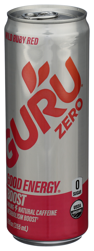 Guru Bev Enrg Zero Wld Rub Rd - Right - Front