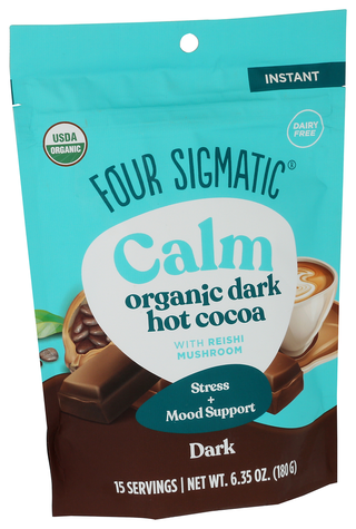 Four Sigmatic Cocoa Hot Dark Calm - Left - Front