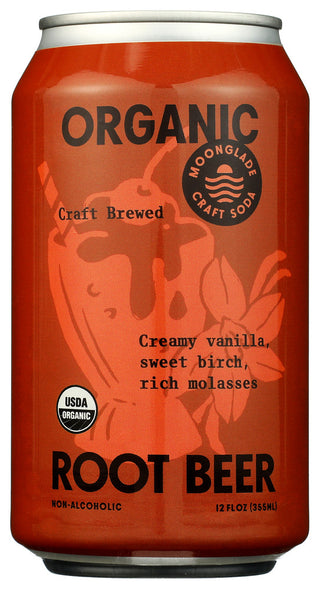 Moonglade Craft Soda Soda Root Beer Organic - No Plunge - Front