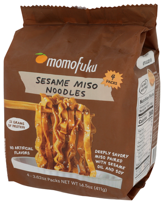 Momofuku Noodles Sesame Miso 4pk - Right - Front