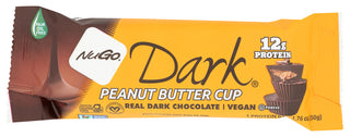 NUGO DARK PROTEIN BAR, PEANUT BUTTER CUP, ONE EACH - No Plunge - Front