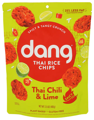 Dang Chips Chili Lime Thai - Centre - Front