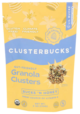 Lil Bucks Granola Bucks Hny Clustr - Centre - Front