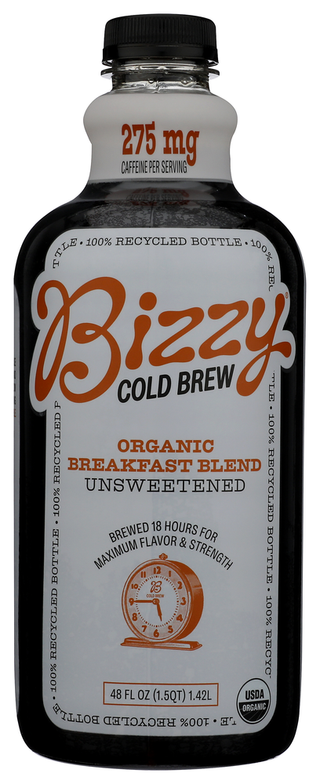 Bizzy Coffee Coffee Cld Brw Bkfst Org - No Plunge - Front