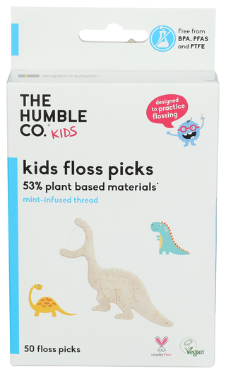 The Humble Co Floss Mint Kids Picks - Centre - Front