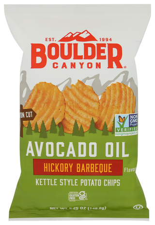 Boulder Canyon Chips Avcd Oil Hckry Bbq - No Plunge - Front