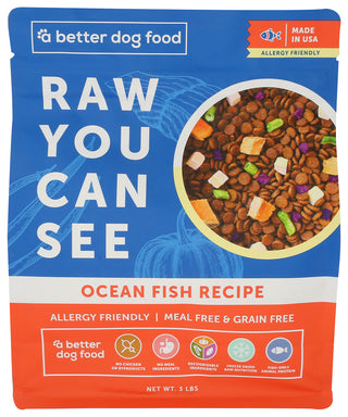 A Better Treat Dog Food Allergy Fish - Centre - Front