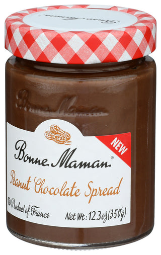 Bonne Maman Peanut Chocolate Spread - Right - Front