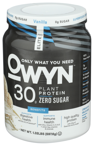Owyn Protein Elite Vanilla - Right - Front
