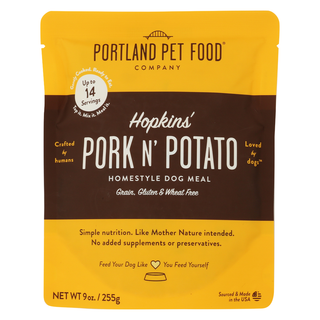 Portland Pet Food Company Meal Dog Pork N Potato - No Plunge - Front