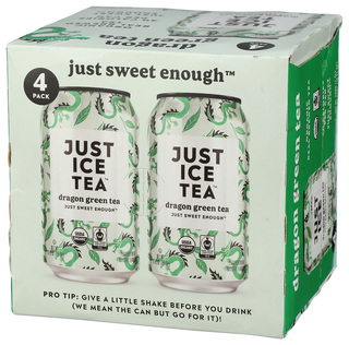 Just Ice Tea Tea Green Dragon Org 4pk - Right - Front
