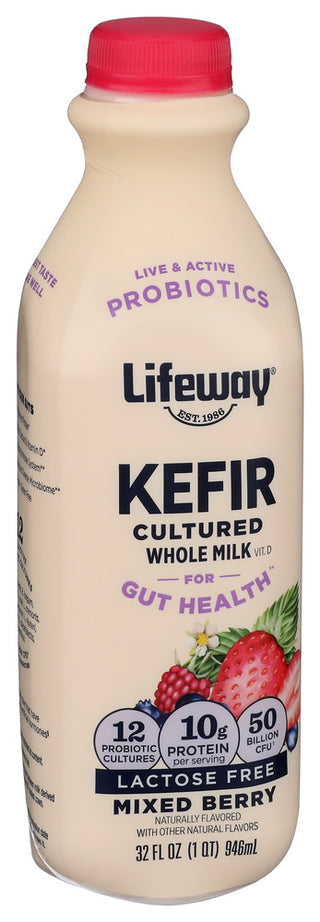 Lifeway Kefir Wm Mixed Berry - Left - Front