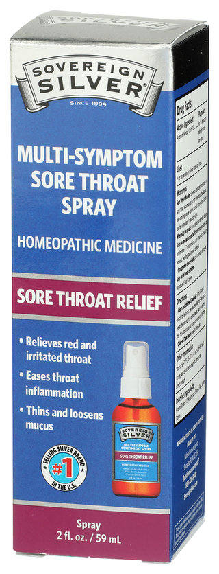 Sovereign Silver Throat Relief Spray - Right - Front