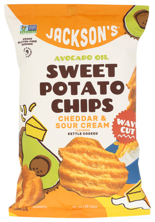 Jacksons Chips Chips Wvy Chd Sr Crm Avc - No Plunge - Front