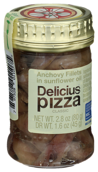 Delicius Anchovy Flt Sfwr Oil - Left - Front
