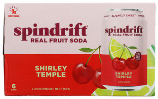 Spindrift Soda Shirley Temple 6pk - No Plunge - Front