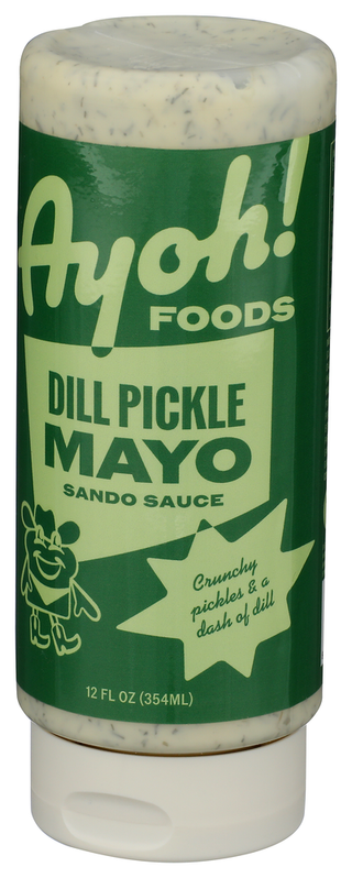 Ayoh Foods Sauce Sando Dill Pickle - Right - Front