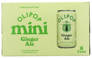 Olipop Soda Prb Gn Ale Mini 6pk - No Plunge - Front