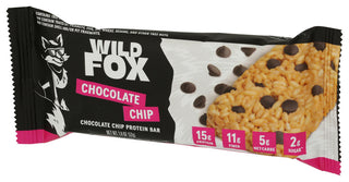 Wild Fox Bar Protein Choc Chip - Right - Front