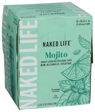 Naked Life Na Cktl Mojito 4pk - Left - Front