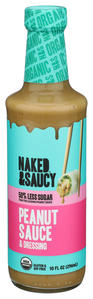 Naked And Saucy Sauce Peanut - Centre - Front