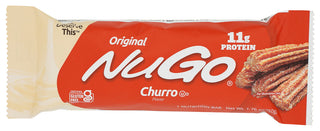 Nugo Protein Bars And Snacks Bar Protein Churro - No Plunge - Front