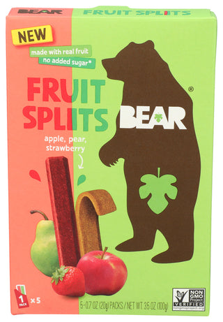 Bear Yoyo Fruit Splits Apl Strwbry - Centre - Front