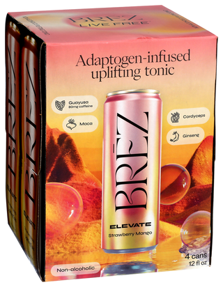 Brez Drink Elevt Strw Mng 4pk - Left - Front