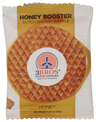 3bros Cookie Wafer Honey Bstr - Centre - Front
