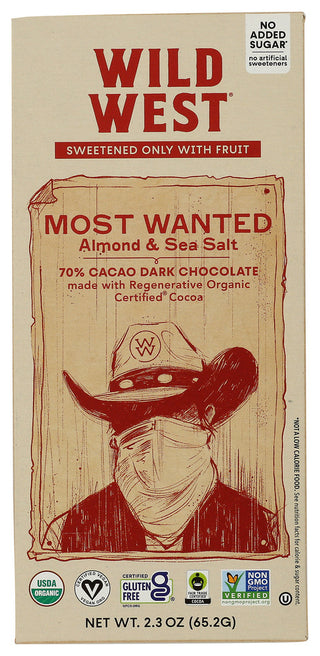 Wild West Chocolate Dk Most Wanted - No Plunge - Front