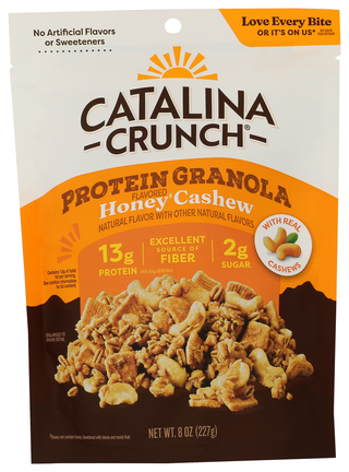 Catalina Crunch Granola Prtn Hney Cashew - No Plunge - Front