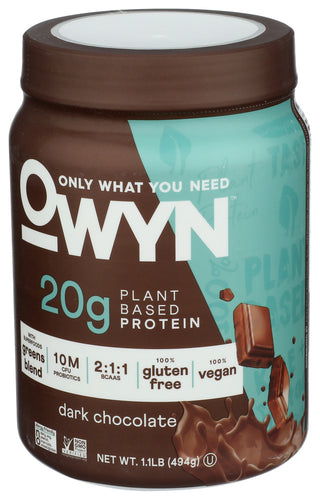 Owyn Protein Pwd Dark Chocolat - Right - Front