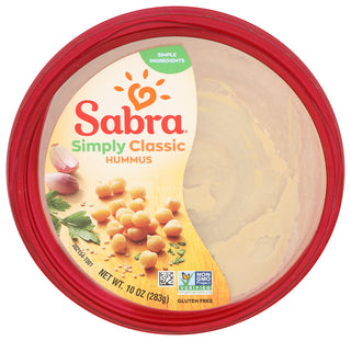 Sabra Hummus Simply Classic - Centre - Front