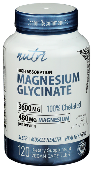 Nutri Magnesium Glycinat 480mg - Centre - Front