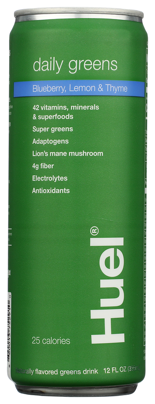 Huel Inc Greens Blueberry Lmn Rtd - No Plunge - Front