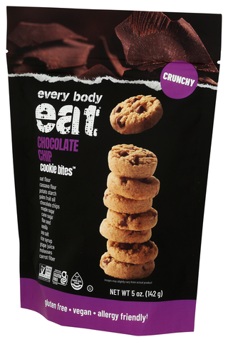 Every Body Eat Cookie Bites Choco Chip - Right - Front