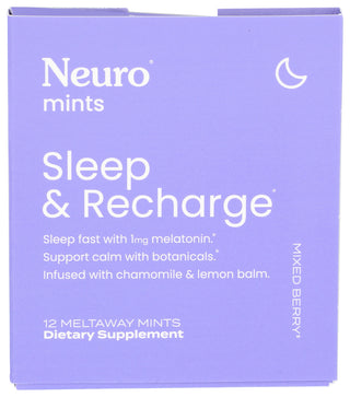 Neuro Mints Sleep Recharge Mxd Berry - Centre - Front
